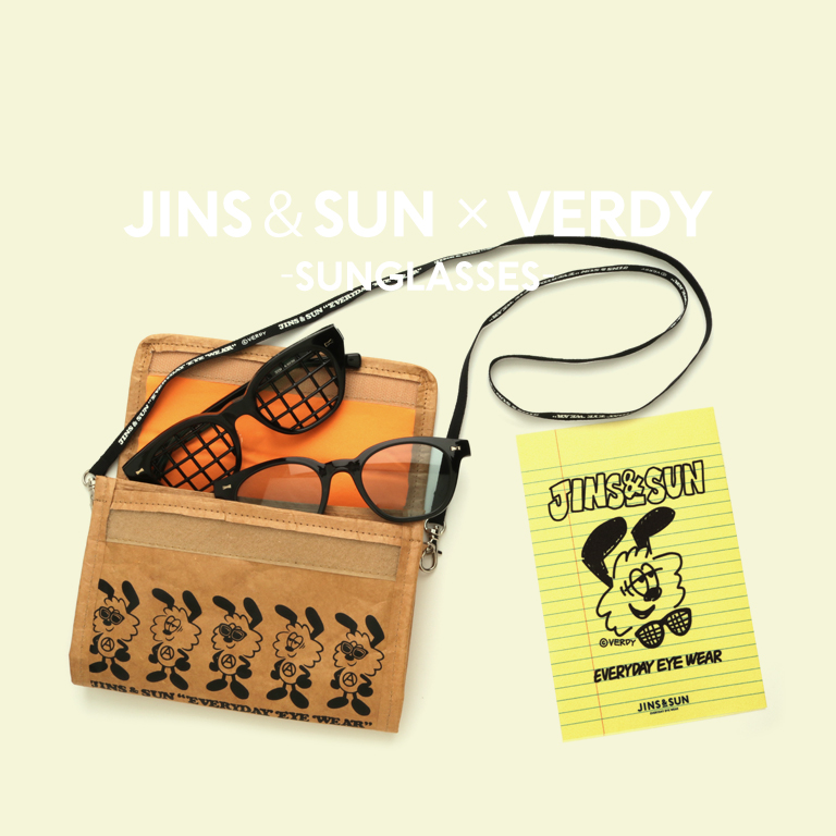 サングラス JINS＆SUN×VERDY