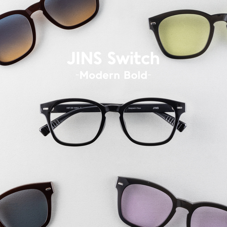 サングラス JINS Switch Modern Bold