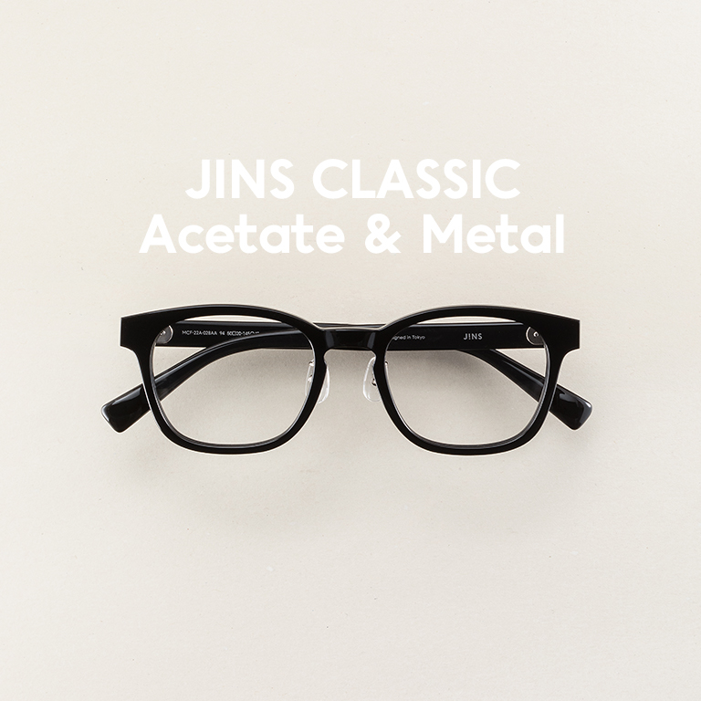 JINS CLASSIC Acetate & Metal